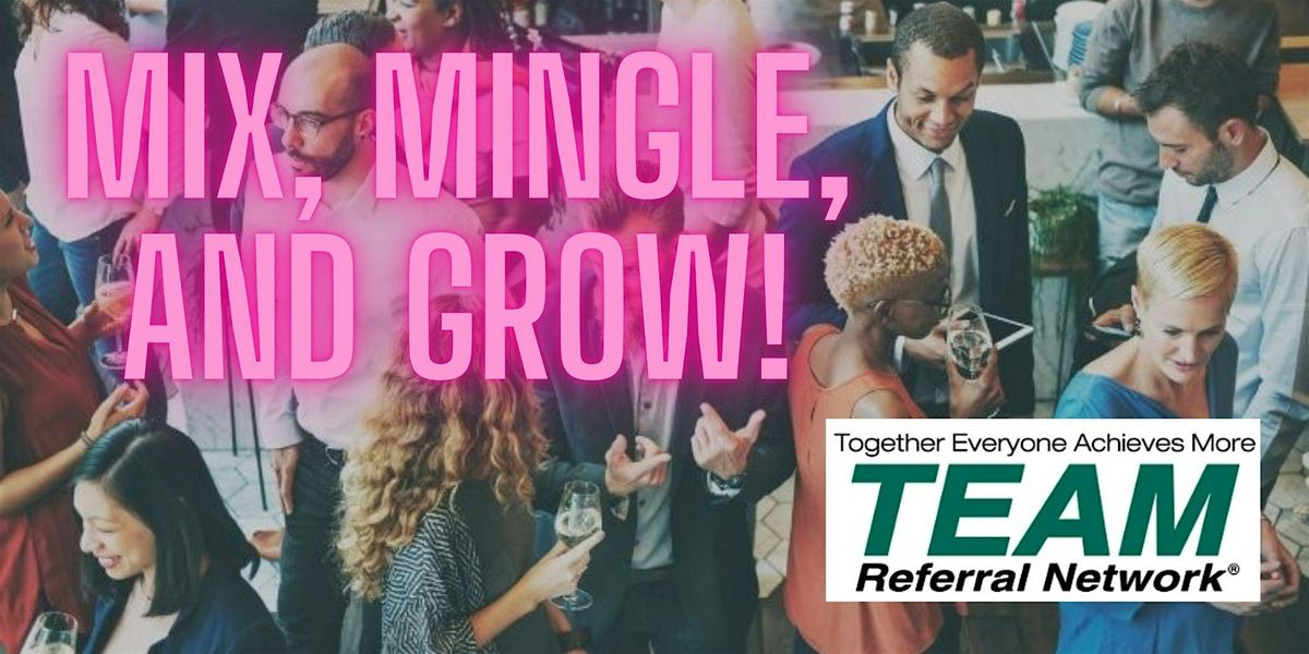 Mix, Mingle & Grow: A TEAM Chapter Launch Mixer