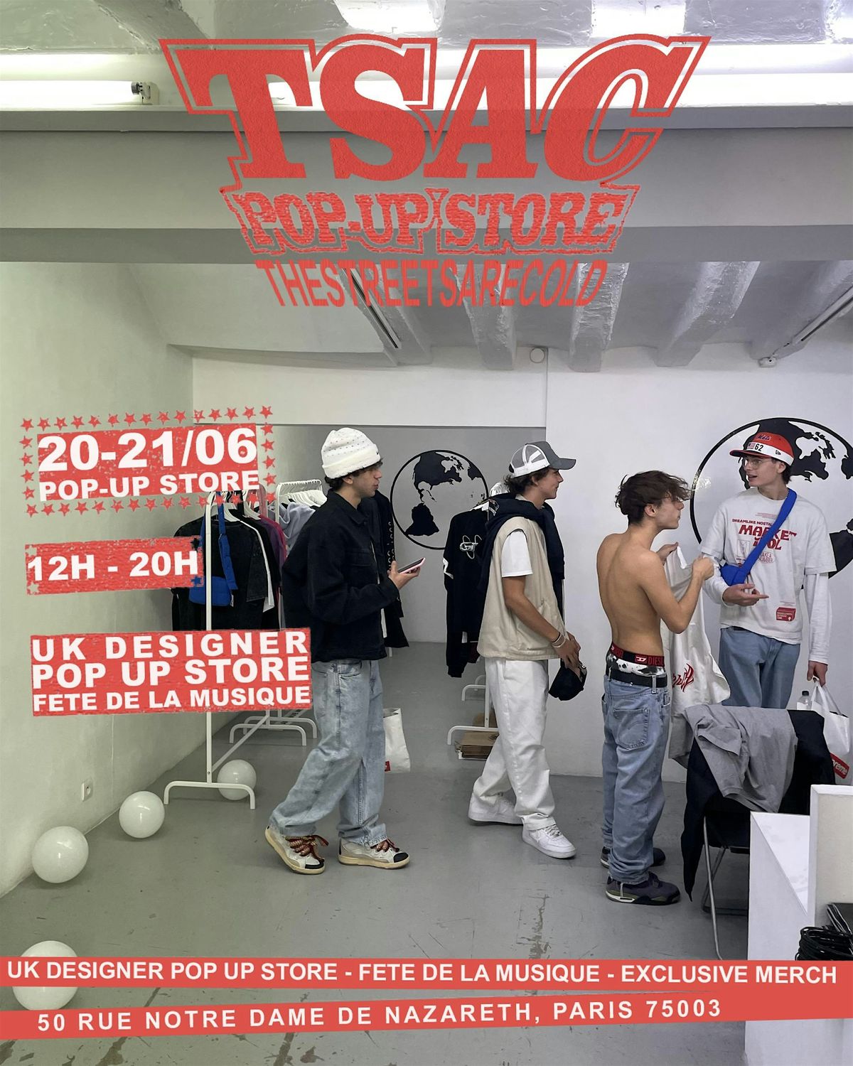 PARIS POP UP STORE [UK DESIGNER POP UP IN PARIS] FETE DE LA MUSIQUE EDITION