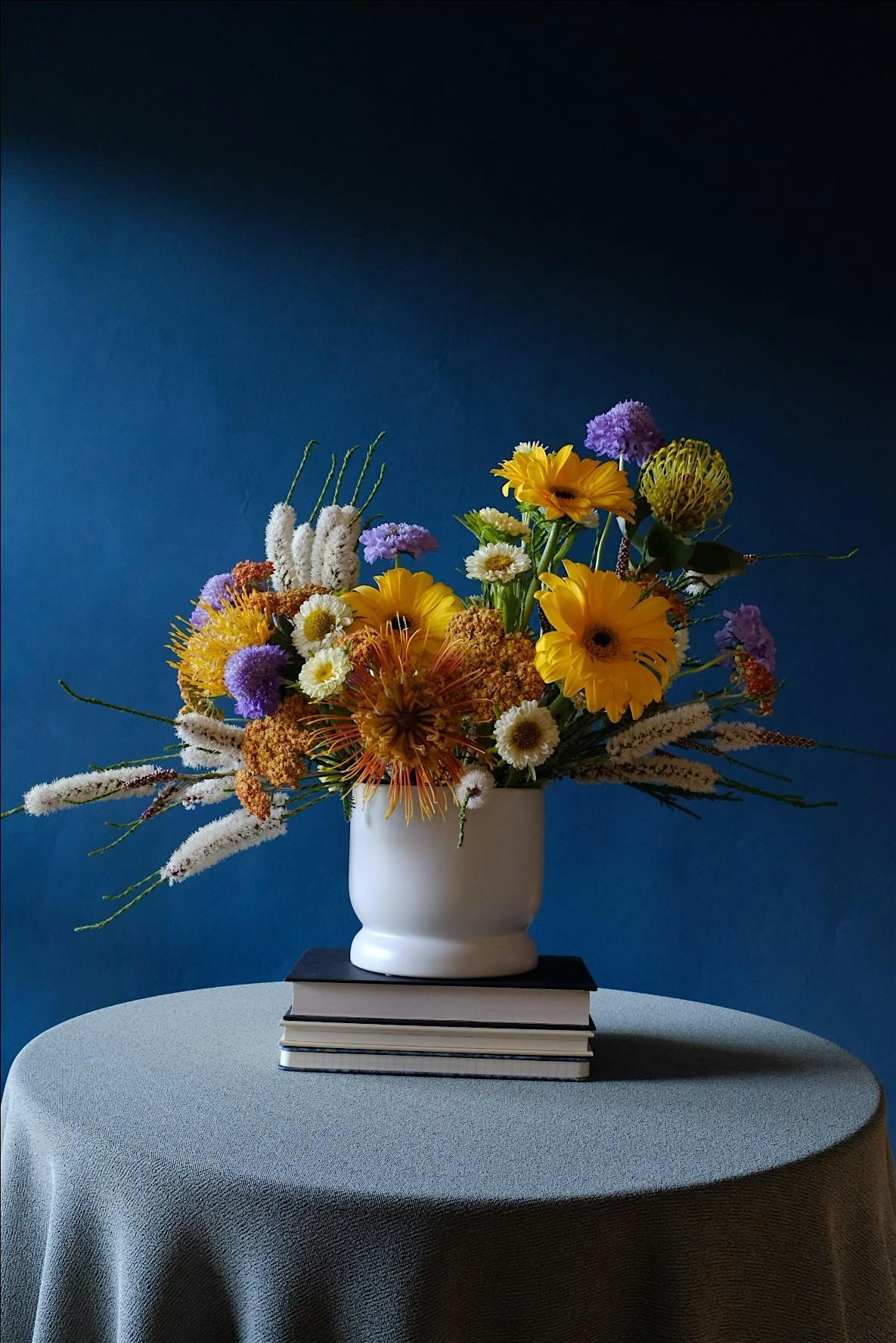 Thanksgiving Floral Centerpiece Workshop by blooms & poems.