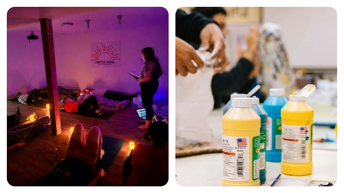 Breathwork and Paint Night