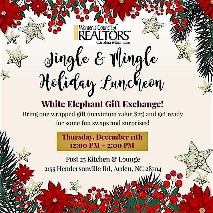 WCR Carolina Mountains Members & Strategic Partners Holiday Luncheon!