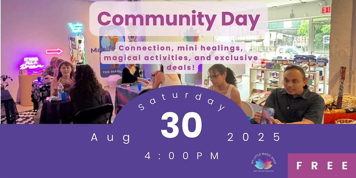 Community Day in NYC | Readings, Healings & Magical Specials at MLMS!