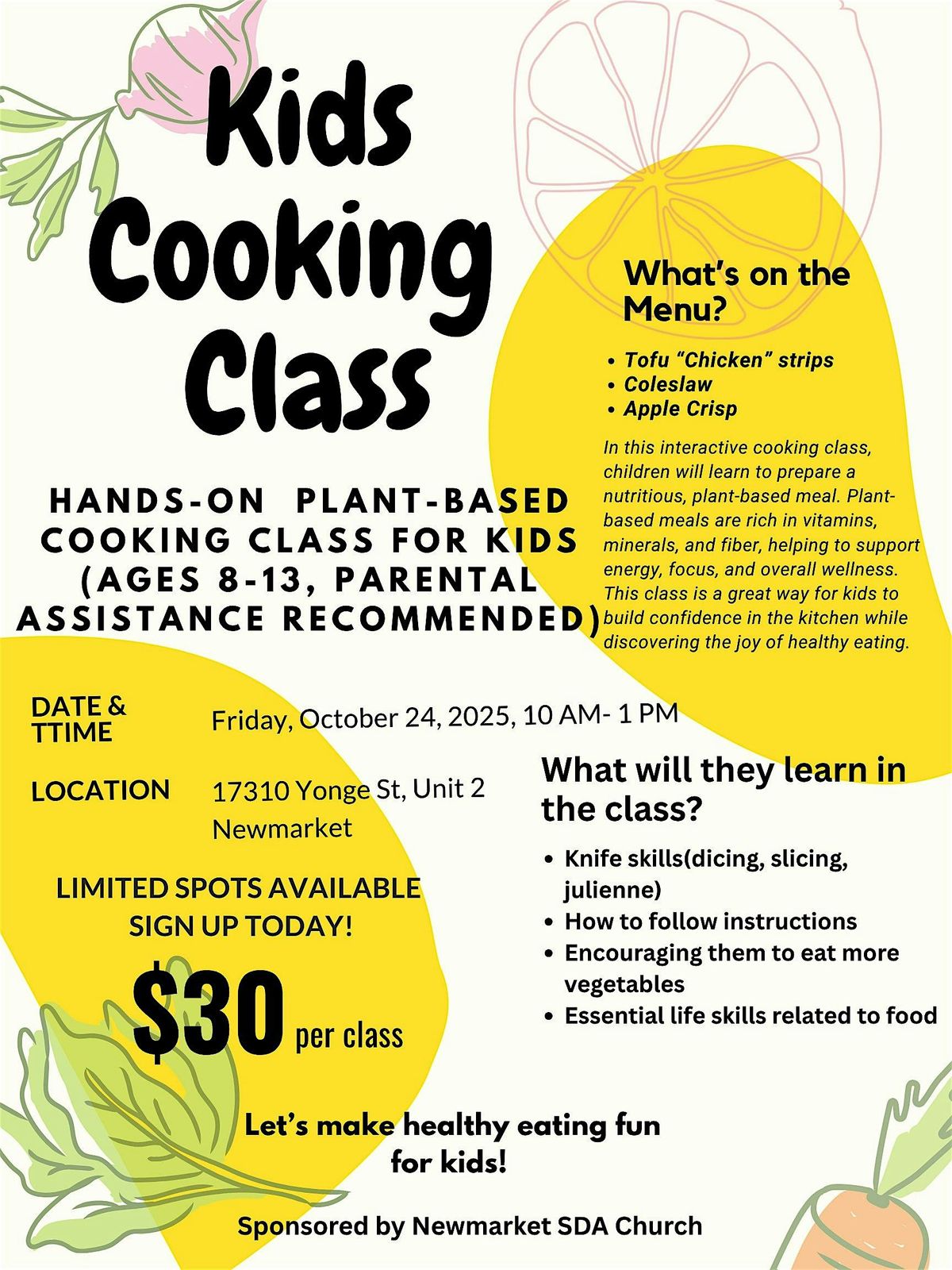 Kids Cooking Class