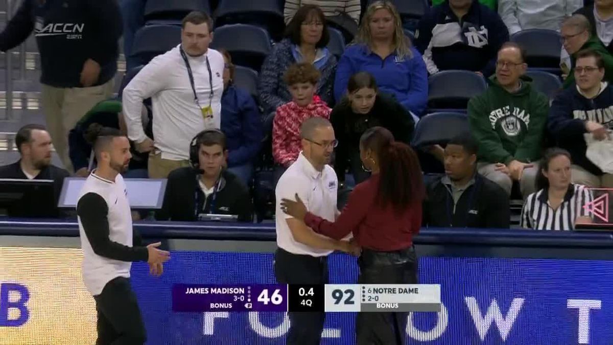 Notre Dame Fighting Irish at James Madison Dukes Womens Basketball at Atlantic Union Bank Center