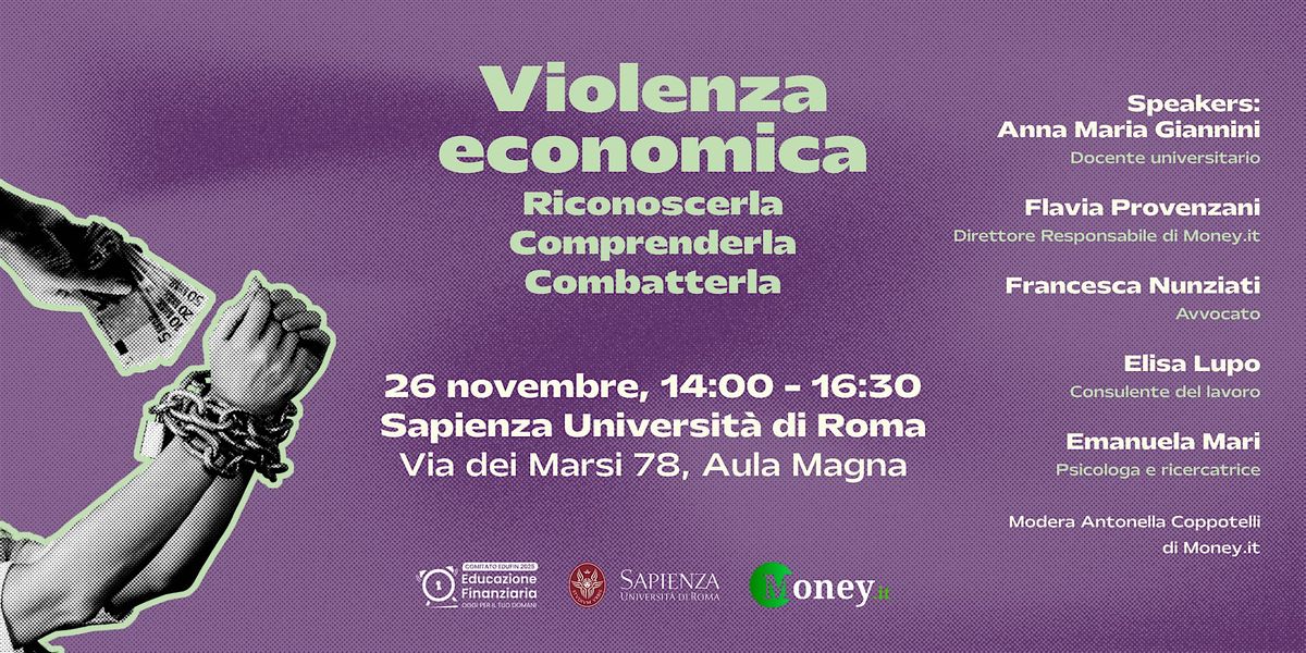 Violenza Economica. Riconoscerla. Comprenderla. Combatterla.