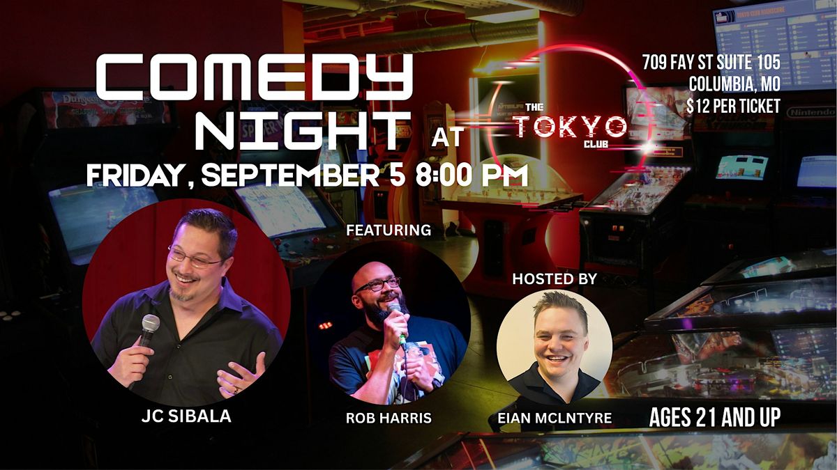 LIVE COMEDY at The Tokyo Club | Friday, Sept 5th