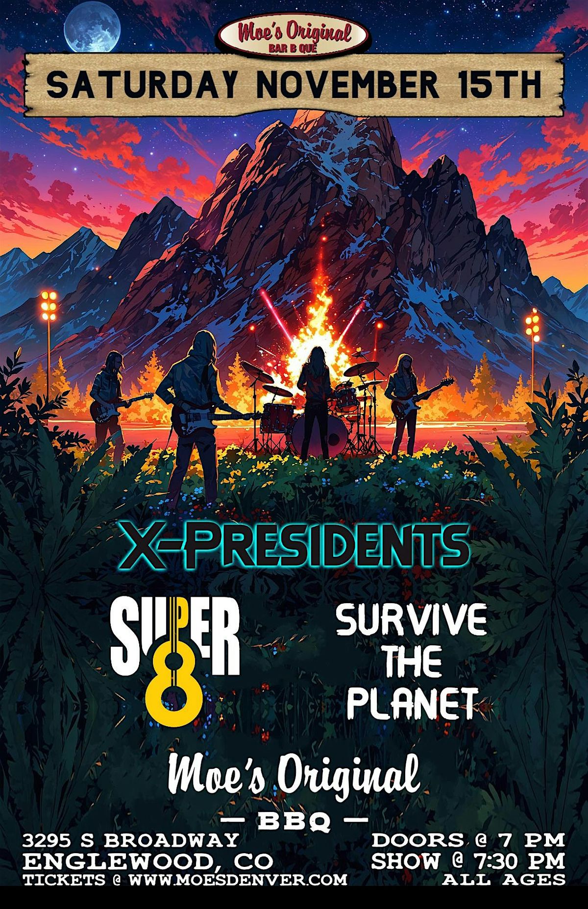 X-Presidents + Super 8 + Survive The Planet