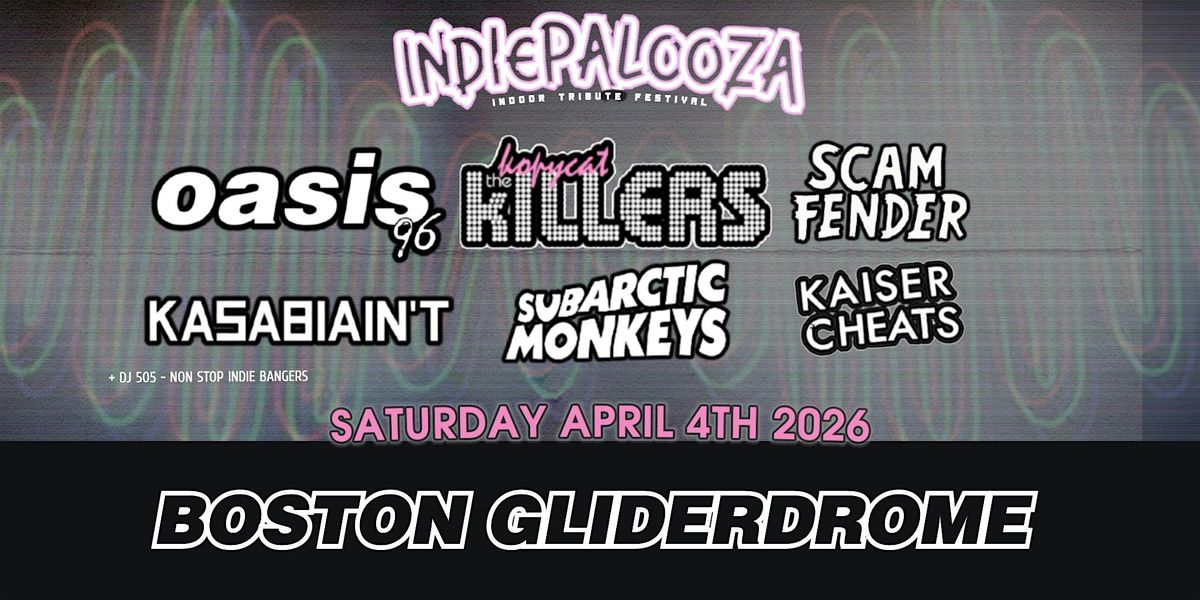 Oasis Tribute Band - Boston Gliderdrome - 4th April 2026