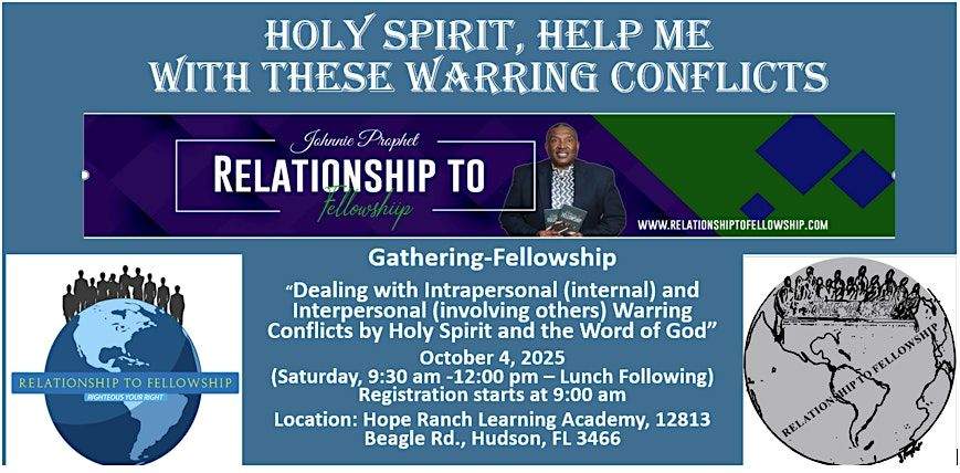 Dealing with conflicts by Holy Spirit\/Word