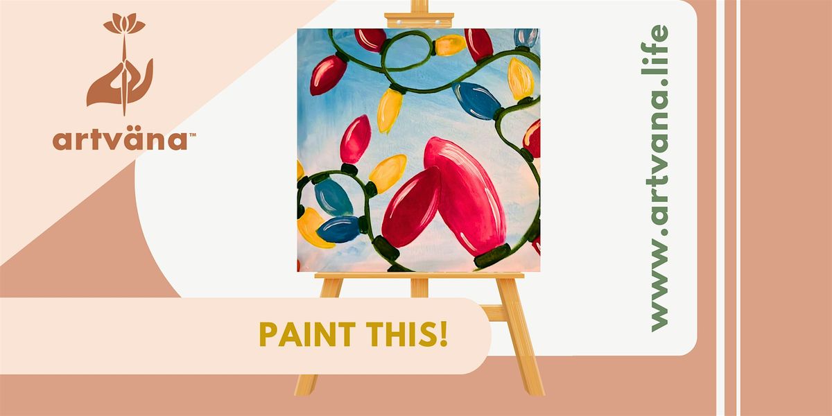 Artvana Holiday Paint & Sip at Cup of Swords Tavern Olympia December 2025