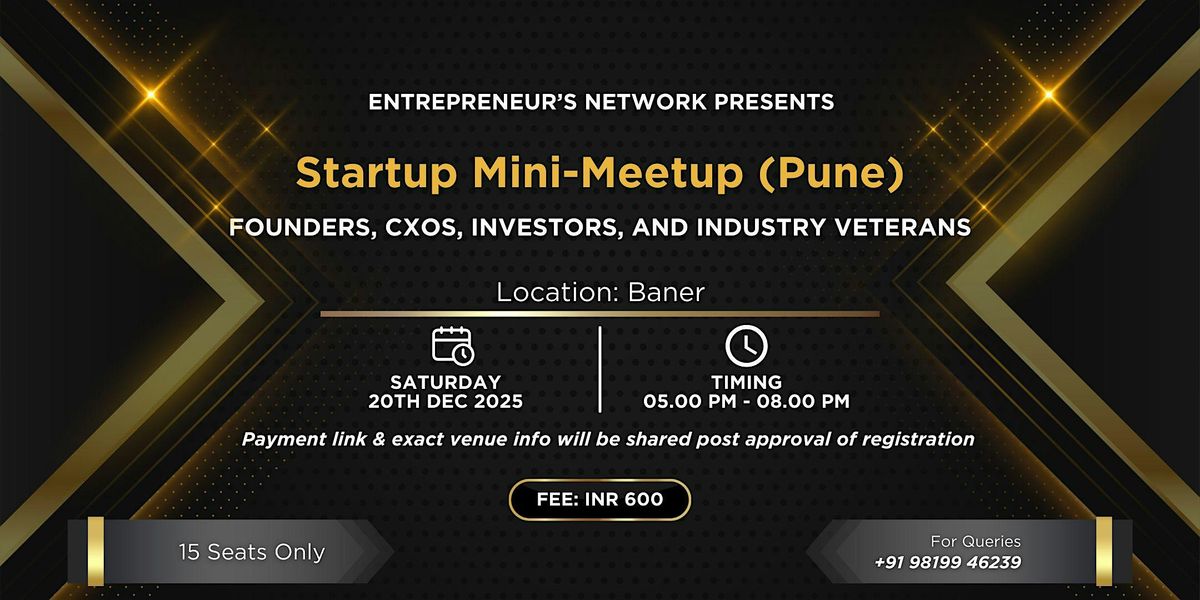 Startup Mini Meetup (Pune)