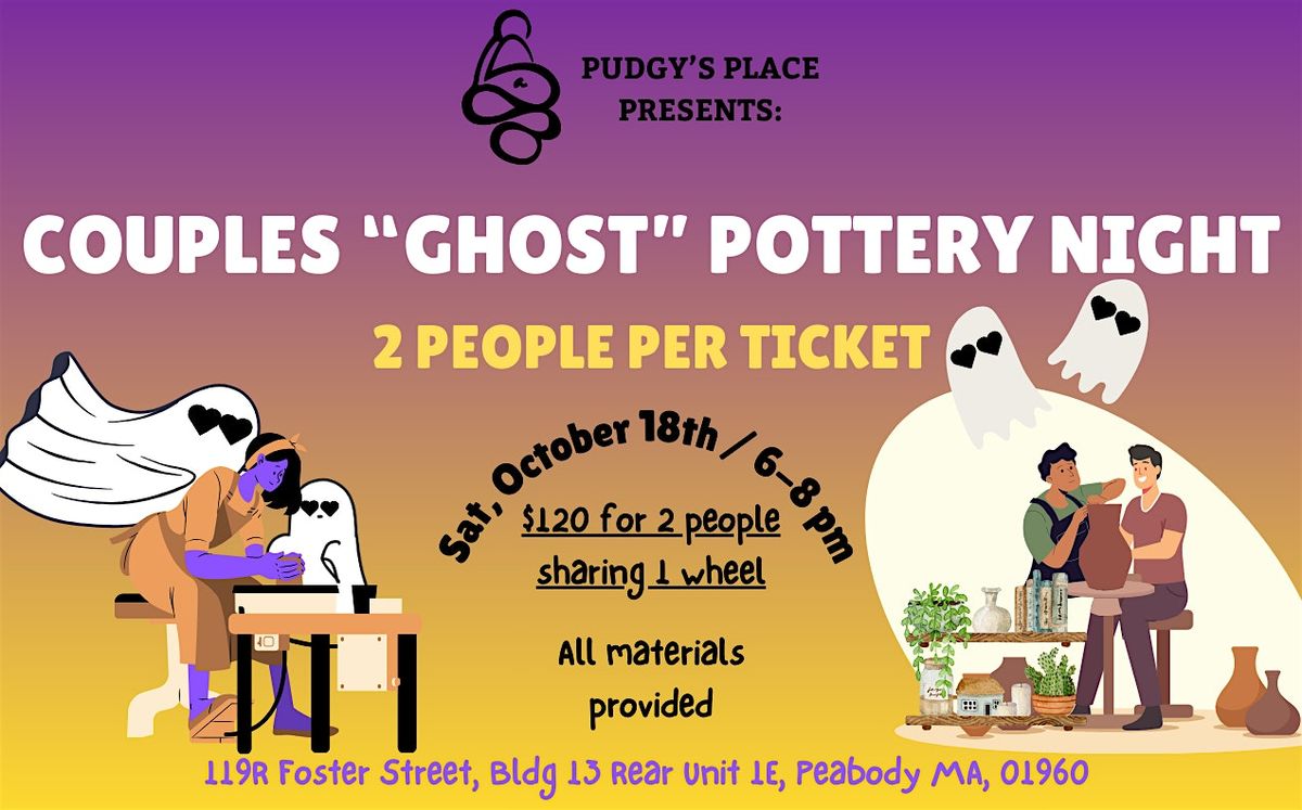 Couples "Ghost" Pottery Workshop - Wheel Throwing Date! (10\/18 ; 6-8pm)!