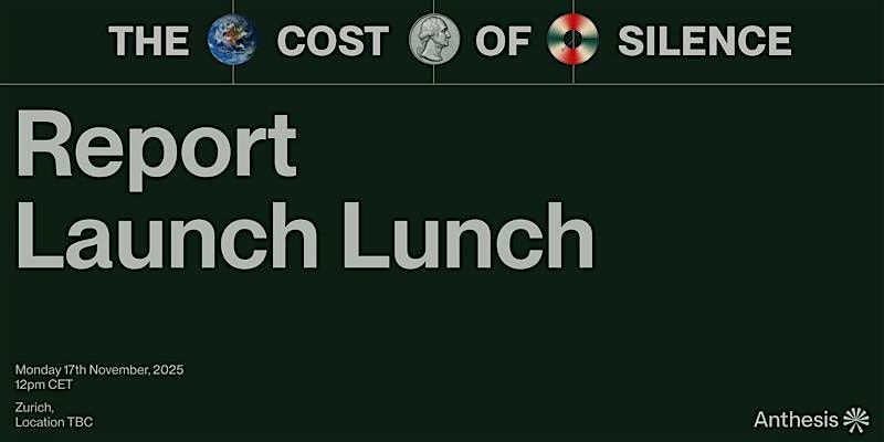 The Cost of Silence: Report Launch Lunch