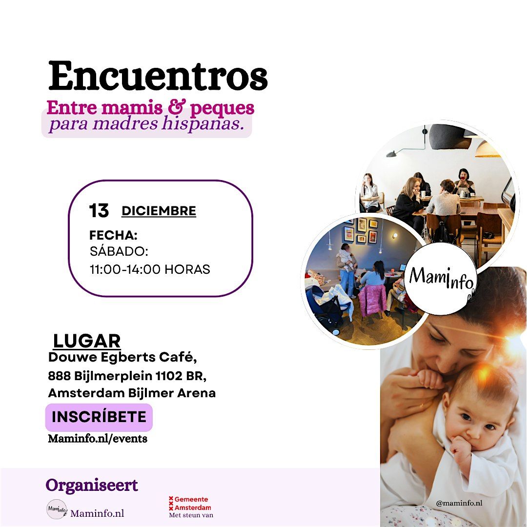 Encuentro entre mam\u00e1s y peques Diciembre