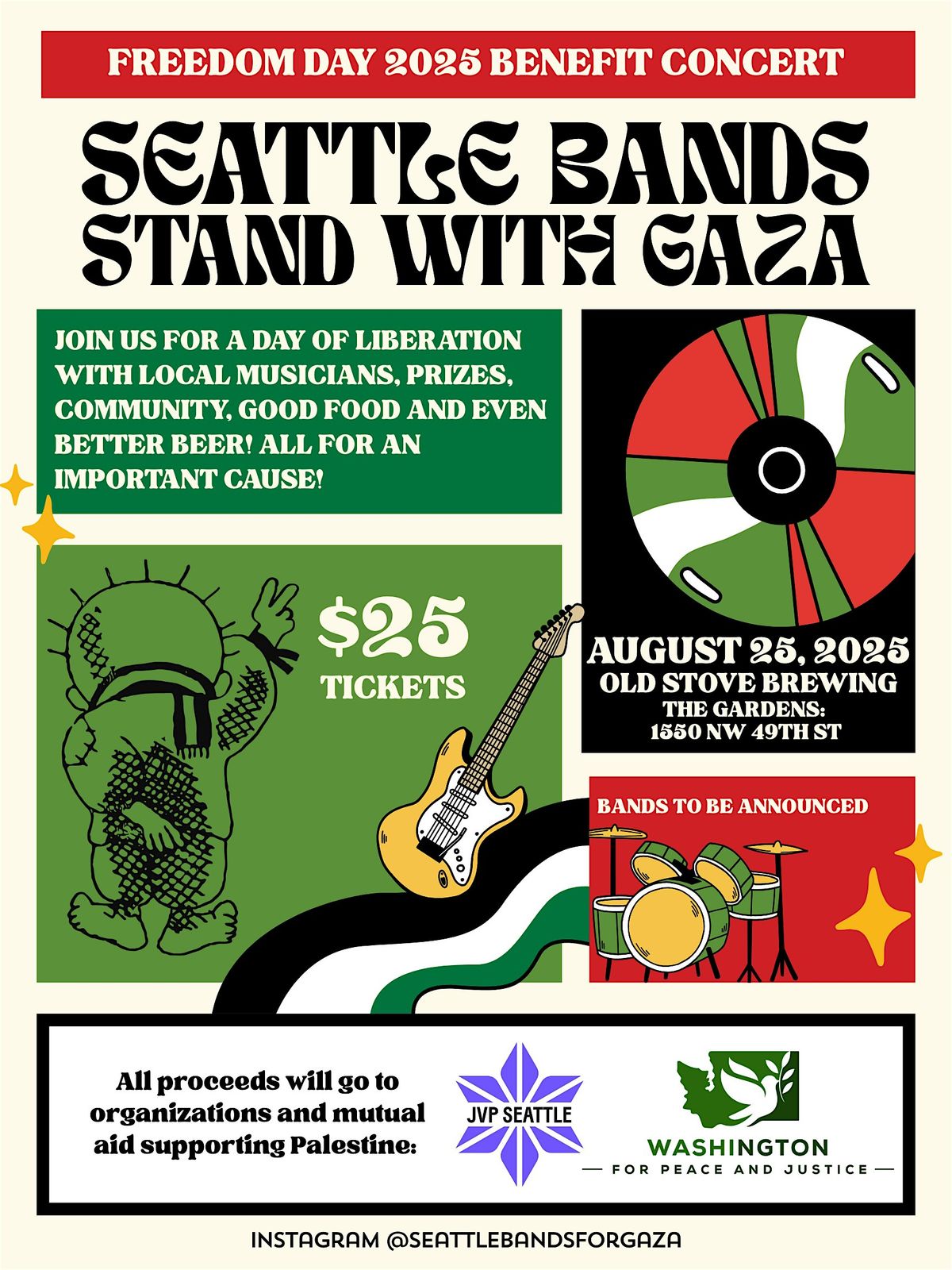 Freedom Day 2025: Seattle Bands Stand with Gaza