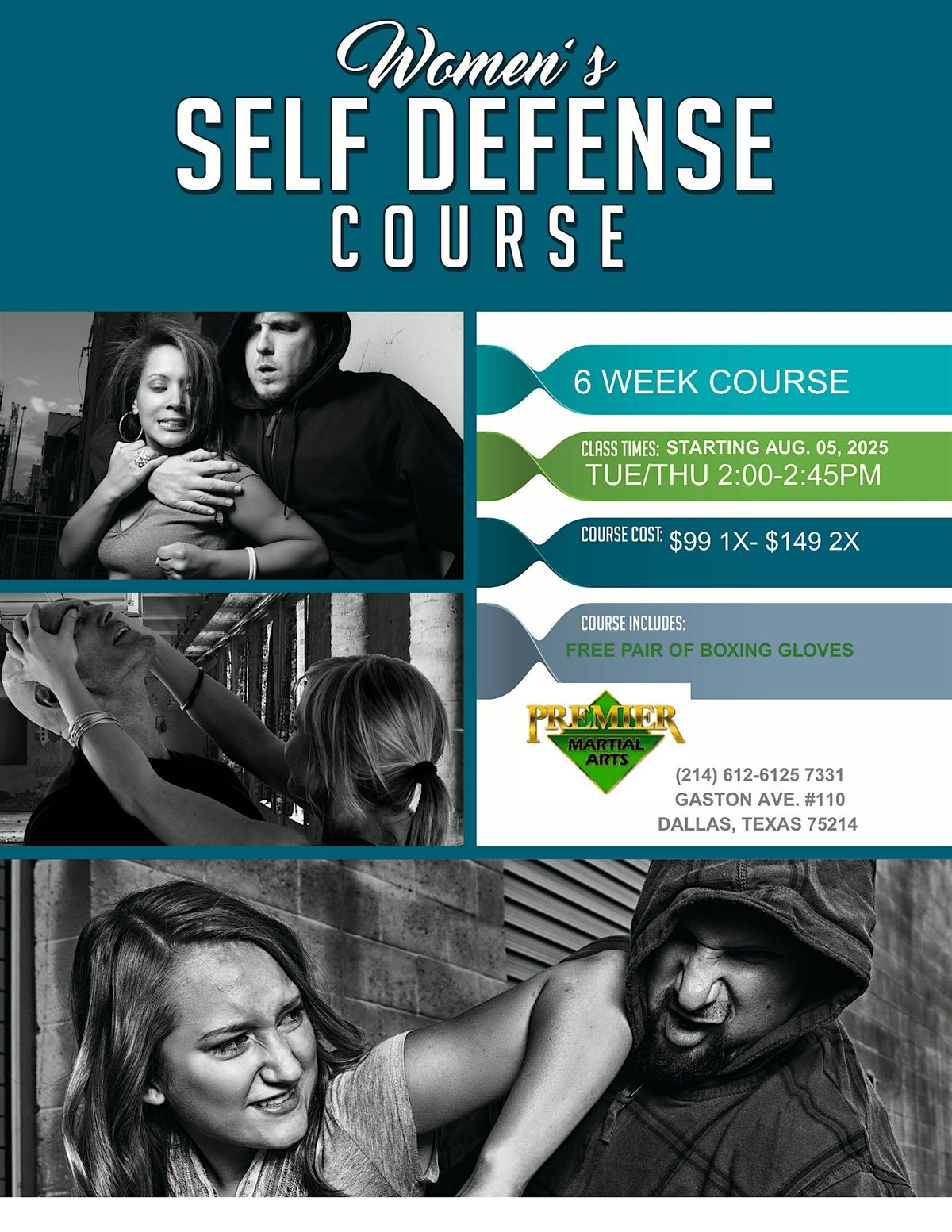 6 Weeks Ladies Self-Defense Course