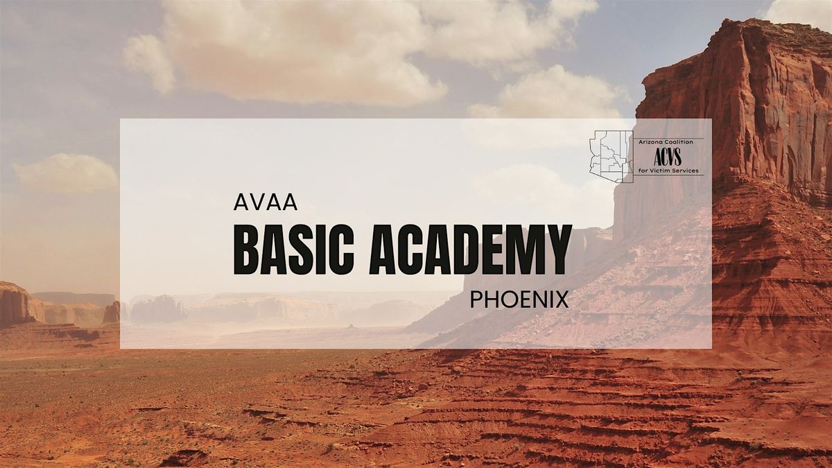2026 Basic Victim Assistance Academy (AVAA) - Phoenix