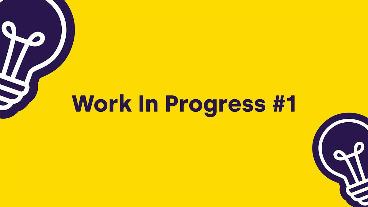 Work in Progress \u2013 Job Seekers in Tech #1