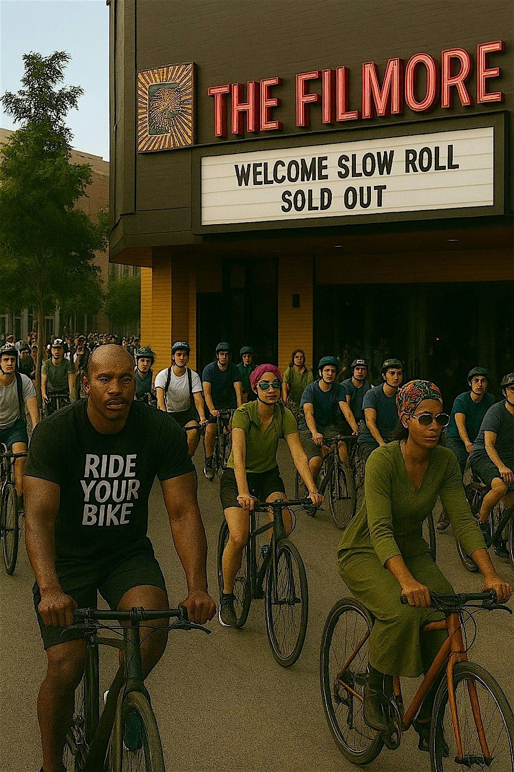 Biking to Badu - A Slow Roll to experience Erykah Badu Live at The Filmore