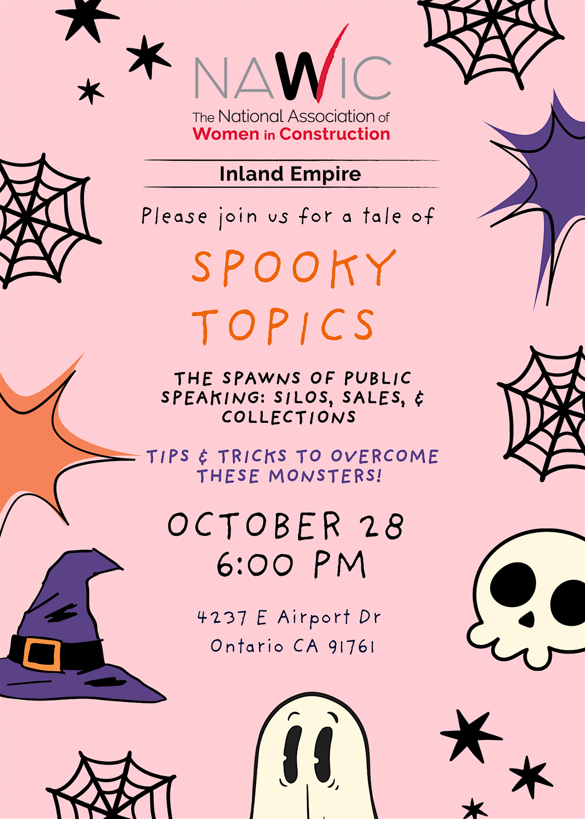 NAWIC IE 397 Spooky Topics: Silos, Sales & Collections