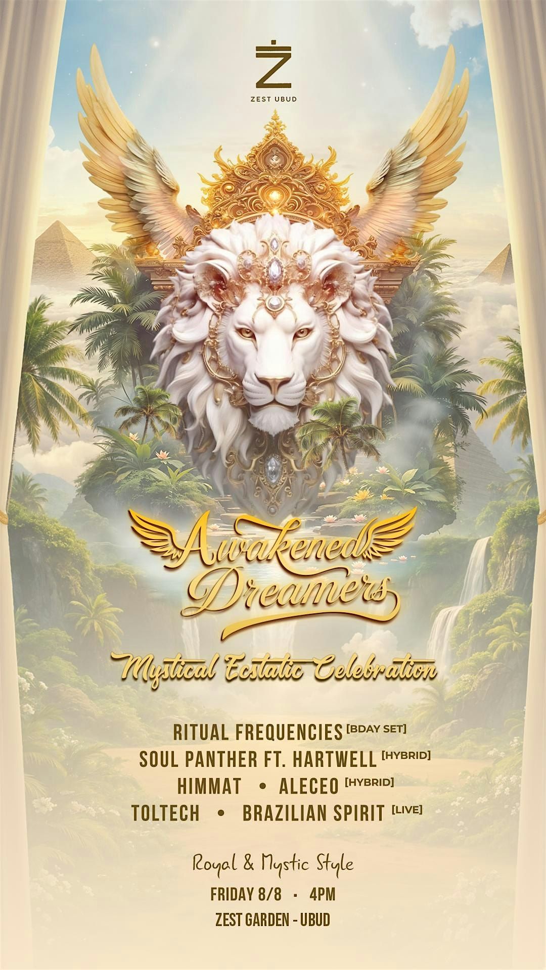 Awakened Dreamers Festival at Yoga Barn - Main Stage, Ubud, 12\/6