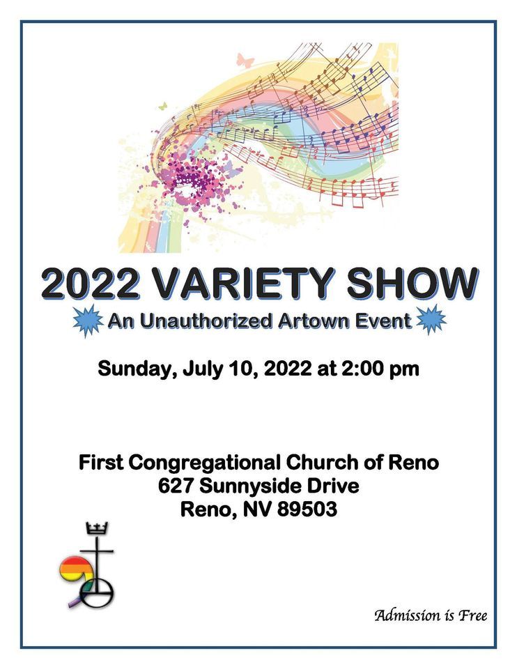 Artown Variety Show First Congregational Church of Reno July 10, 2022