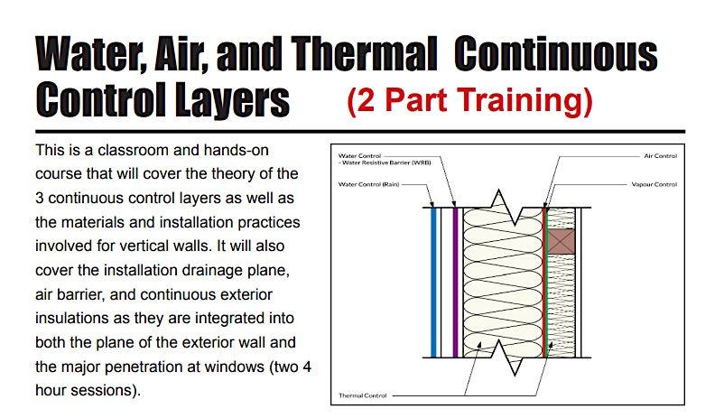 Water, Air, and Thermal Continuous Control Layers (2 Part Training)