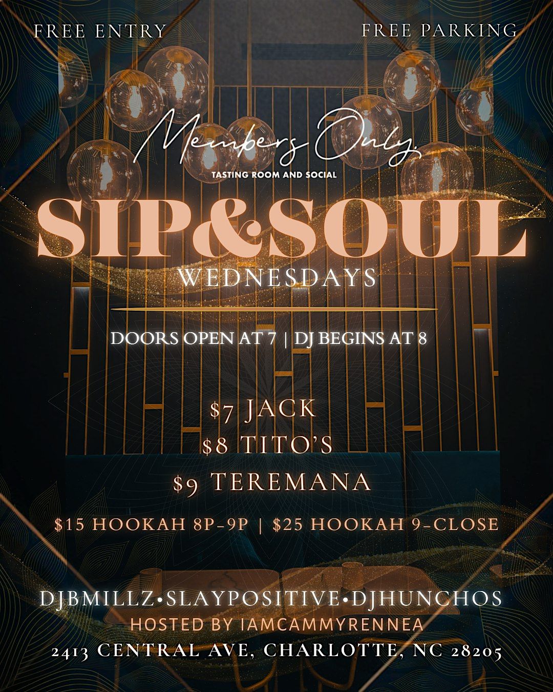 Sip & Soul Night - Wednesdays