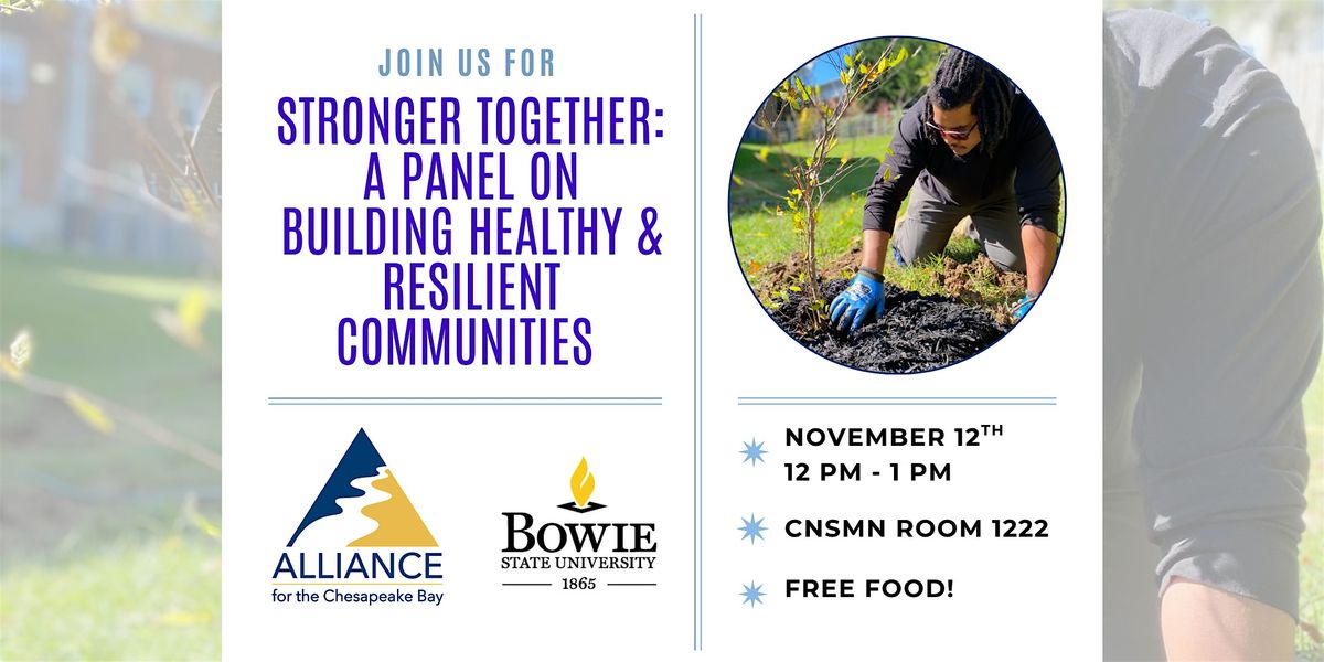 Stronger Together:  A Panel on Building Healthy & Resilient Communities