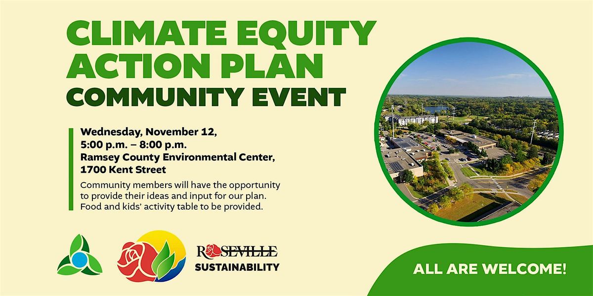 Roseville Climate Equity Action Plan Community Event