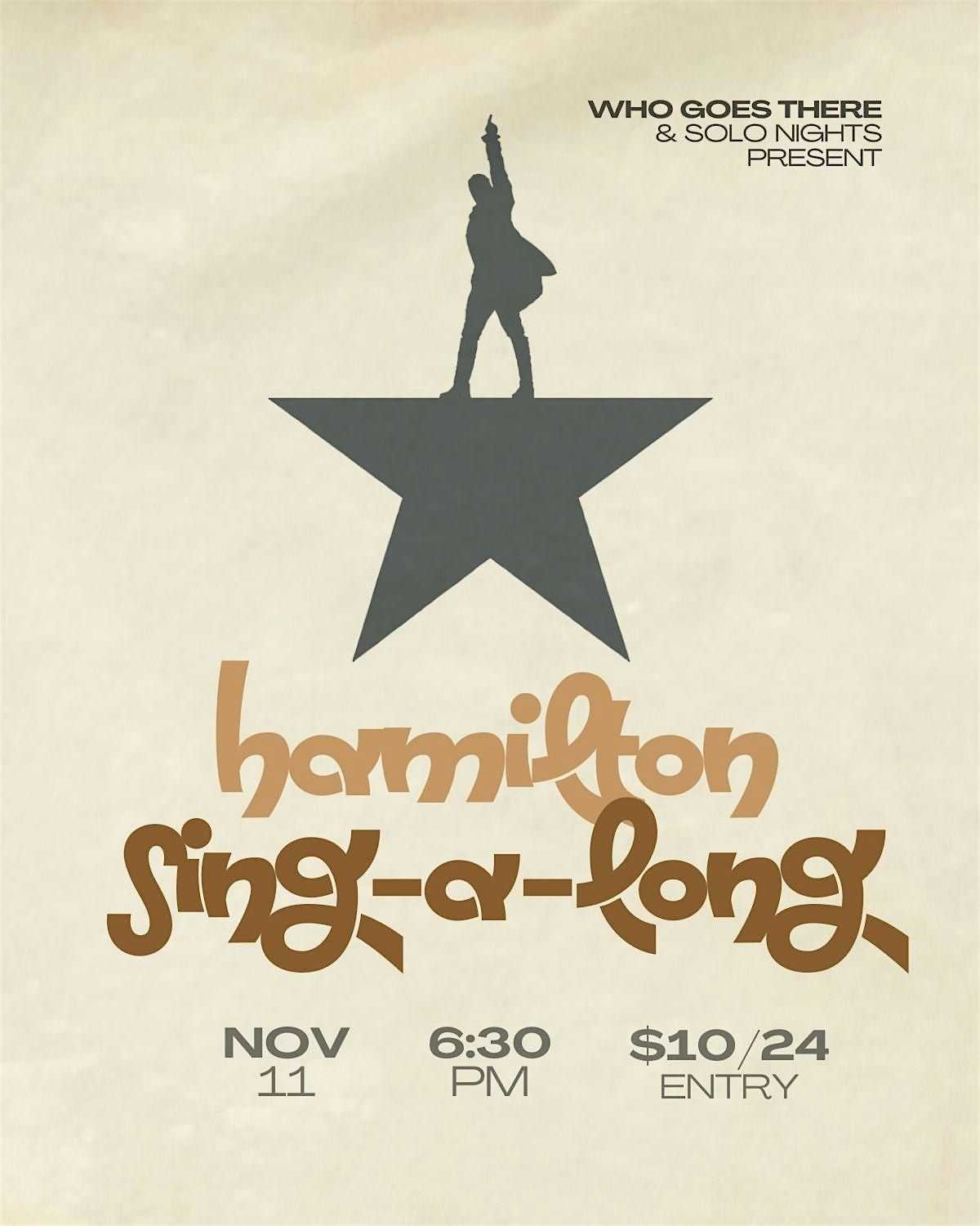 Hamilton Sing-A-Long