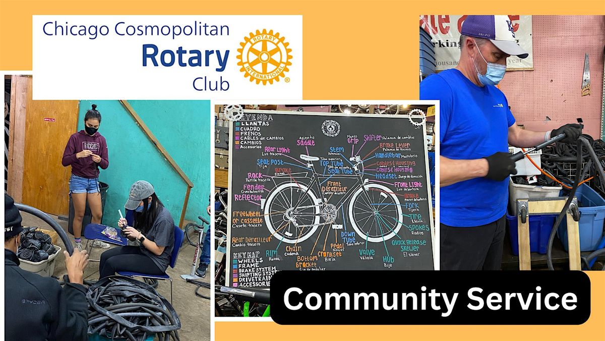 Cosmo Rotary Volunteer Event: Working Bikes