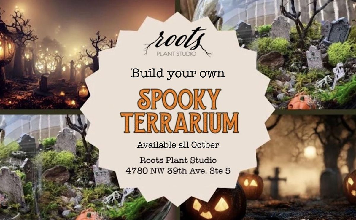 Spooky Terrarium Building