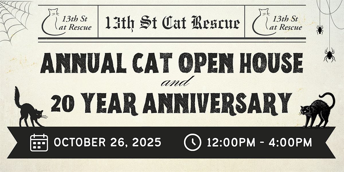 Annual Cat Open House and 20th Anniversary