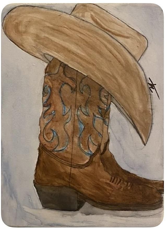 Boots & Barns Country Paint & Sip with Karen Fordos!