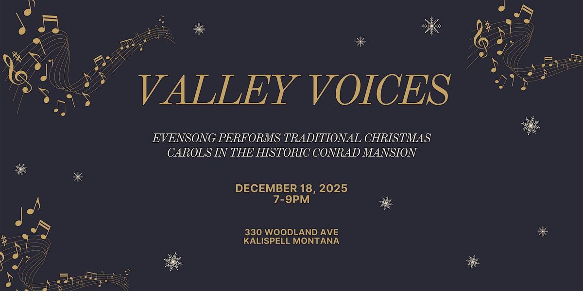 Valley Voices Christmas Carol Concert at the Conrad Mansion