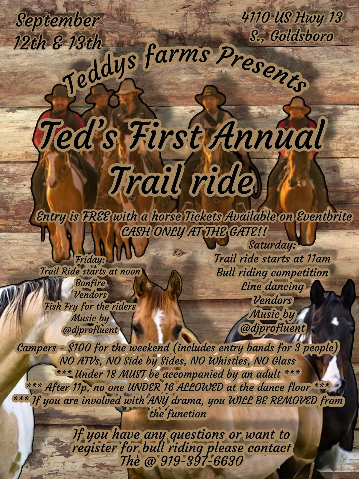 Teds First Annual Trail Ride