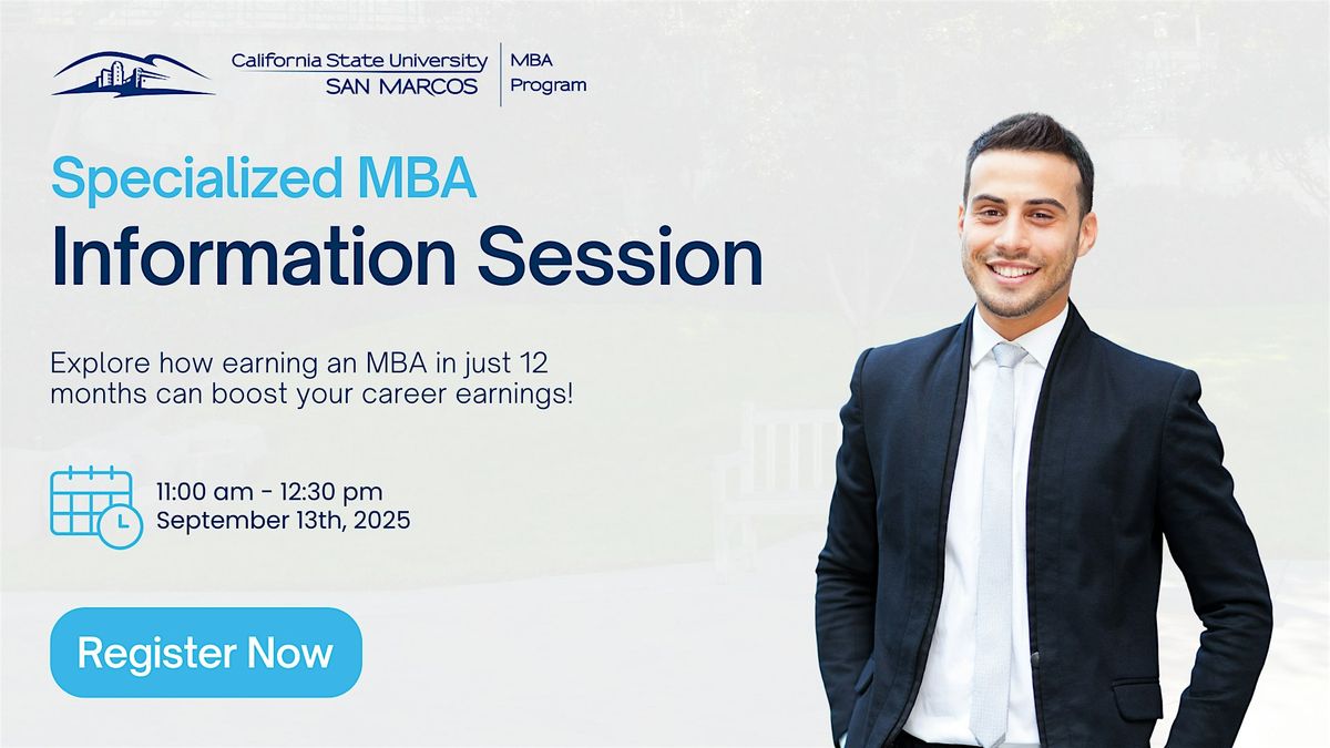 Specialized MBA Information Session