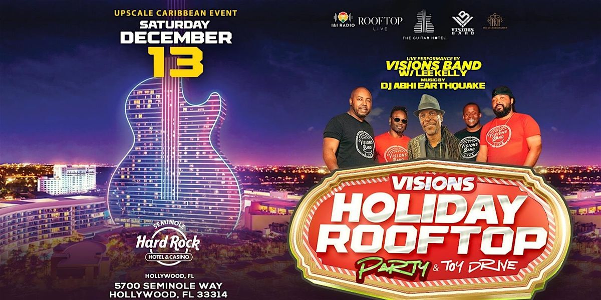Visions Reggae Band Rooftop Holiday & Toy Drive