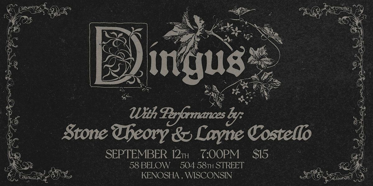DINGUS. LIVE @ 58 BELOW - ALBUM RELEASE SHOW