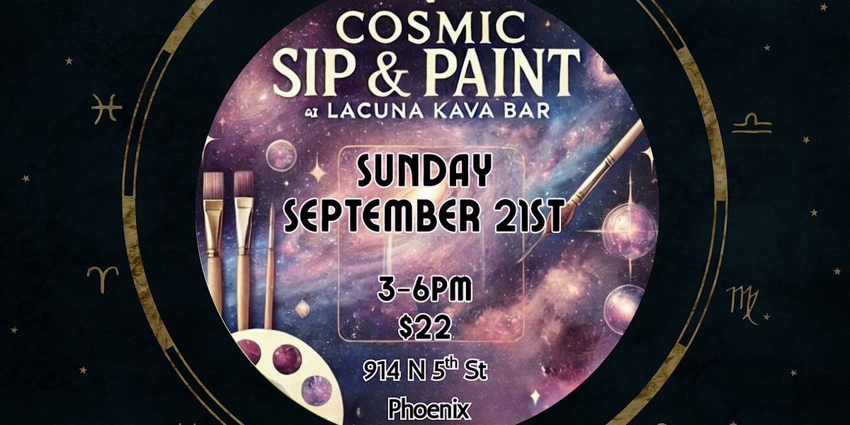 COSMIC SIP & PAINT with Ra Intuition