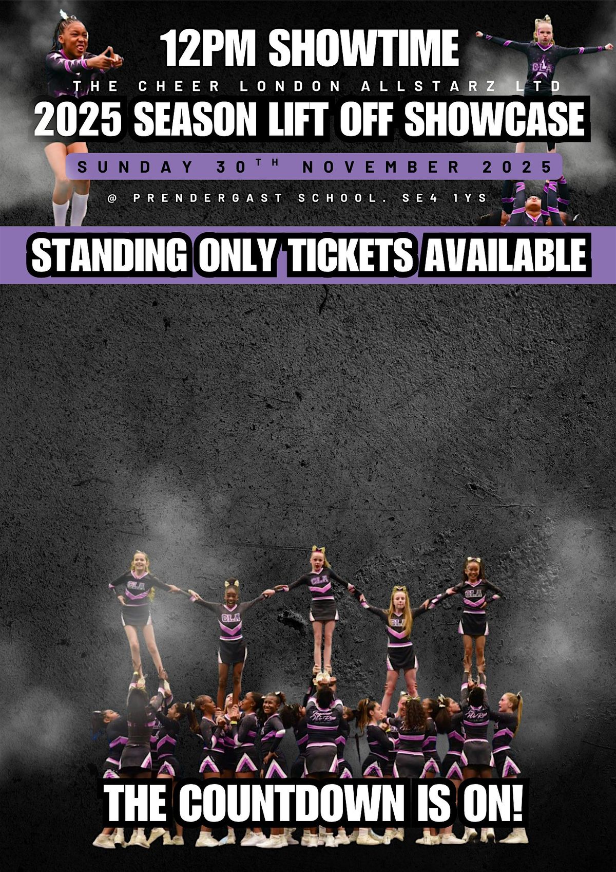 CLA SEASON LIFT OFF 2025 12pm Show (Standing Tickets)