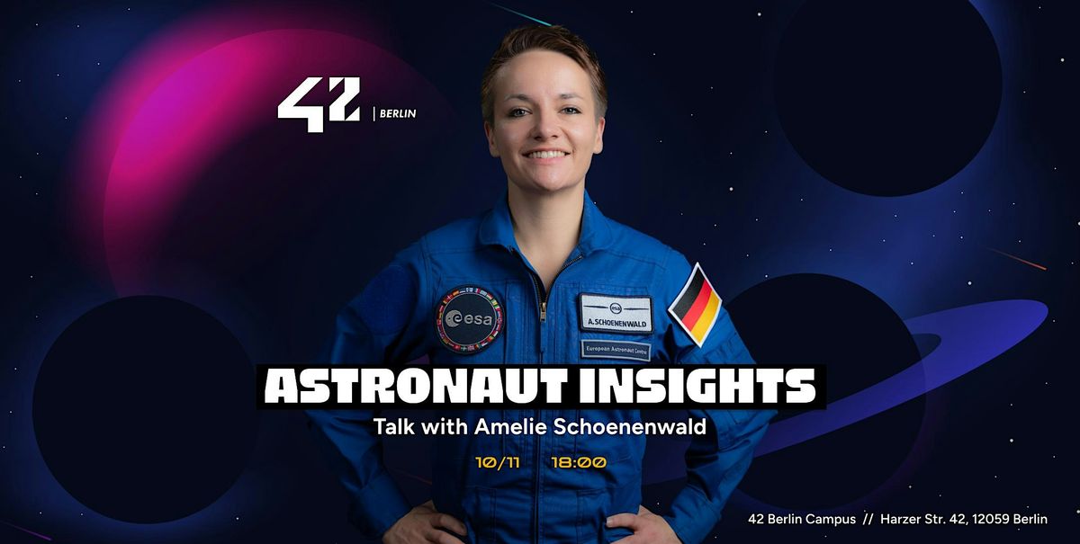 Astronaut Insights: AMA with Dr. Amelie Schoenenwald