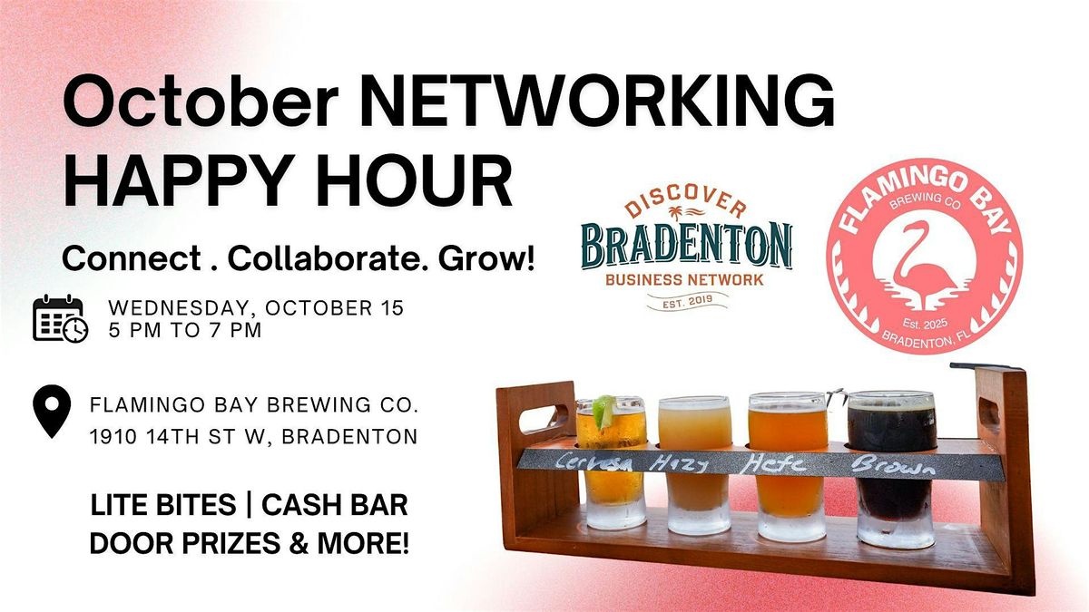 October Networking Happy Hour - Flamingo Bay Brewing Co.