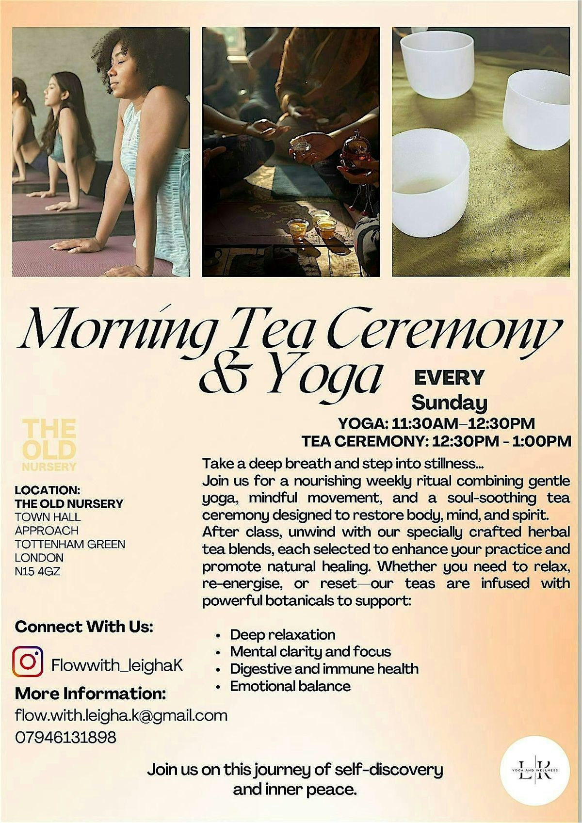 Morning Tea Ceremony & Yin Yoga: Reset, Restore & Relax