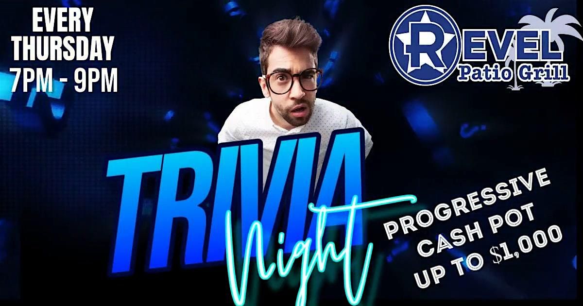 $1,000 Progressive Cash Pot Trivia Night with Shoji