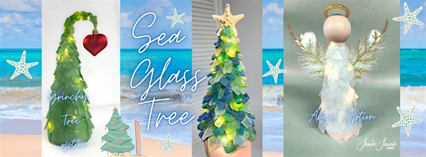 Sea glass tree, grinchy tree or angel workshop at George's of Galilee
