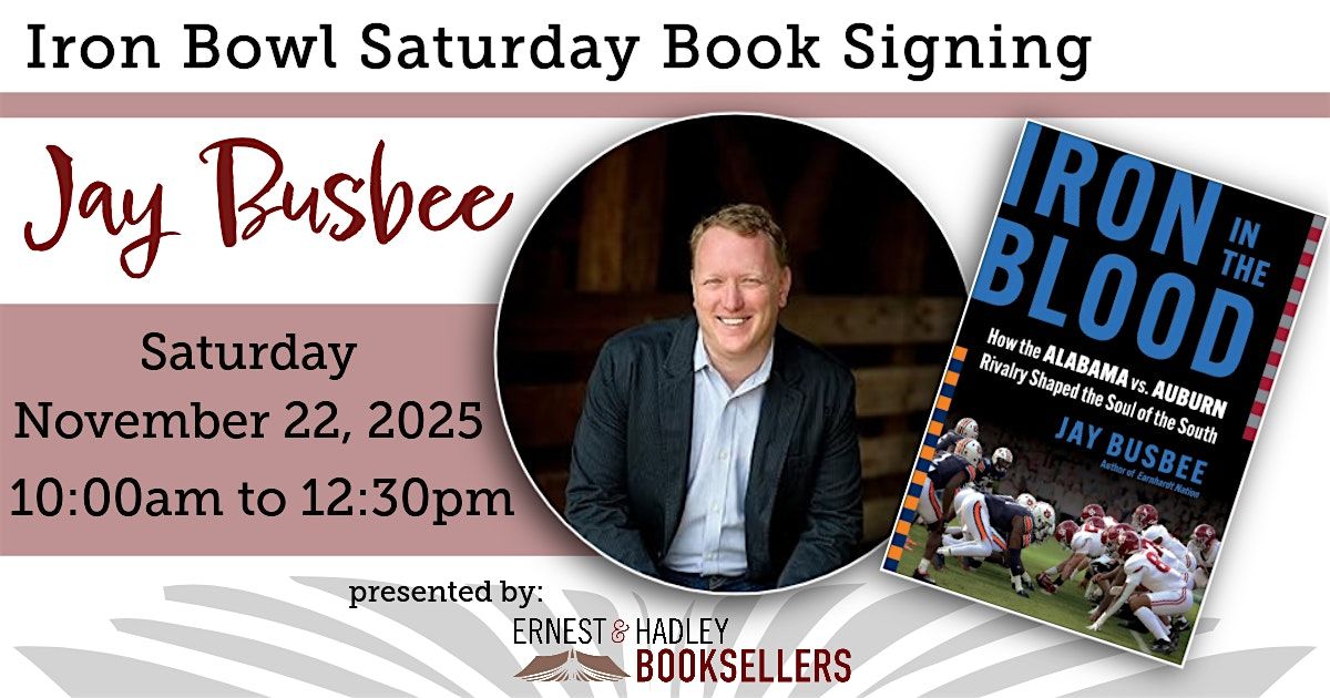 Jay Busbee Book Signing | Author of Iron in the Blood