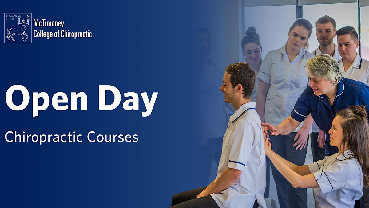 McTimoney College of Chiropractic Open Day - Saturday, 15 November 2025