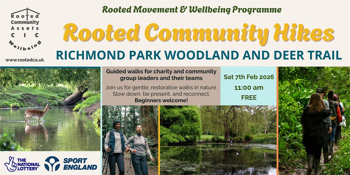Rooted Community Hike 1: Richmond Park Woodland Gardens & Deer Trail